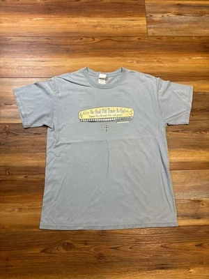 Camiseta De Colección Años 2000 Give Me The Old Timer Religión Grande Dios Cristiano  Foto 1 de 4