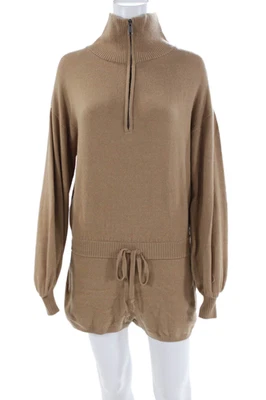 Pantalones Cortos Spiritual Gangster Para Mujer Mangas Largas Cremallera Fuera Mameluco Beige Talla S Foto 1 de 4