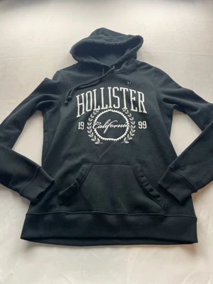 Sudadera con Capucha Hollister Para Hombre Mediana Negra Polar Pullover Manga Larga Nueva Sin Etiquetas Foto 1 de 4