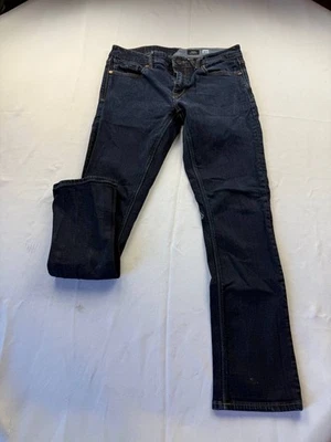 Volcom Vorta Slim Straight Jeans Mens Size 31 Blue Dark Wash Denim Pockets - Image 1 of 4