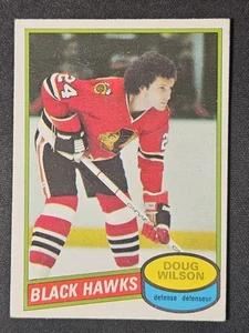 80-81 O-Pee-Chee Doug Wilson 🚨🚨🚨 Chicago Blackhawks - Picture 1 of 4