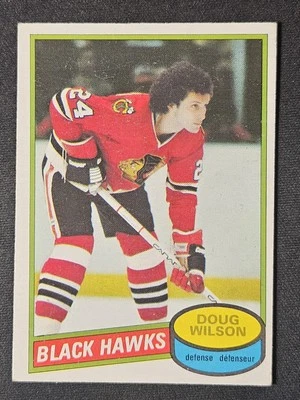 80-81 O-Pee-Chee Doug Wilson 🚨🚨🚨 Chicago Blackhawks  - Image 1 of 4