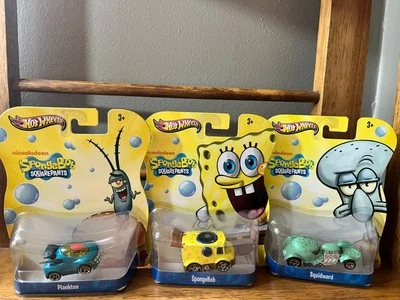 Hot Wheels Nickelodeon 2012 Bob Esponja Juego de 3 Pantalones Cuadrados Foto 1 de 4