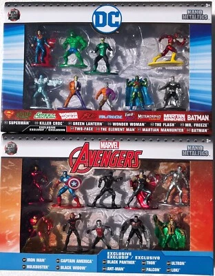 Nano Metalfigs DC Comics & Marvel Avengers 2 Sets - Missing Wonder Woman - Image 1 of 4