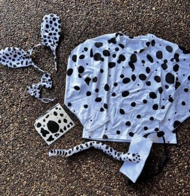 Camisa Vaca Disfraz Accesorios Halloween Niños Niñas Niño Talla 8 10 Foto 1 de 3