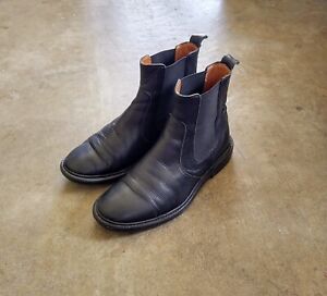 Isabel Marant Chelsea Boots Women's Size 6 36 Black Leather Shoes
