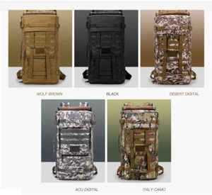 Mochila de senderismo al aire libre bolsa de viaje táctica militar mochila de camping impermeable - Imagen 1 de 15