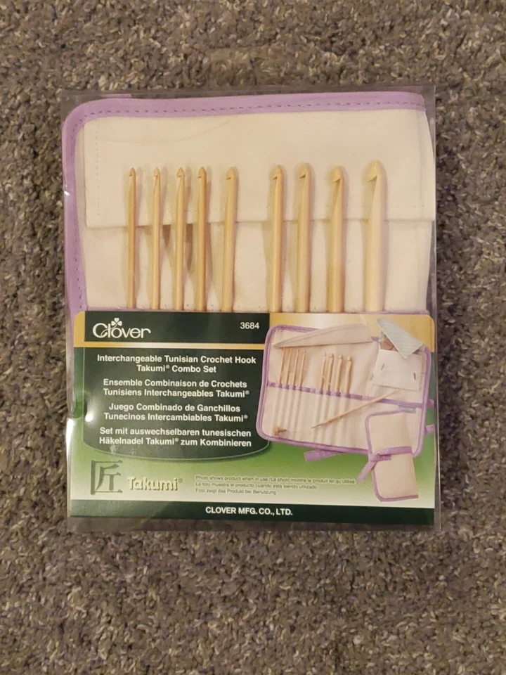 Juego combinado de ganchillo tunecino intercambiable trébol 3684 Foto 1 de 1