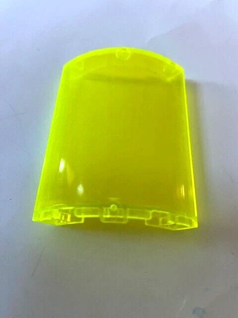 LEGO детали: 2 x 6 x 8 четверть круглый окно стены, деталь # 46361, Trans зеленый - читать! - Изображение 1 из 1