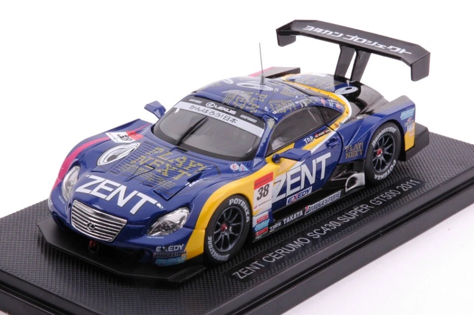 Modellino auto scala 1:43 ZENT CERUMO SC430 SUPER GT500 2011 racing modellism... - Immagine 1 di 1