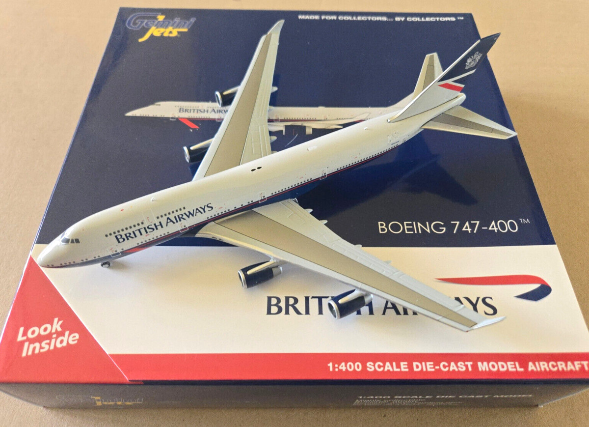 GeminiJets Boeing 747 1:400 Contemporary Diecast Aircraft