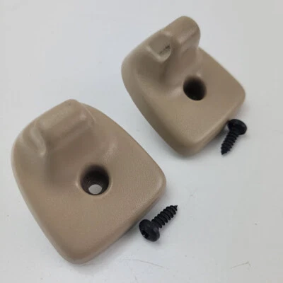 Pontiac Montana SV6 2005 parasol clip OEM bronceado juego de 2 con tornillos Foto 1 de 4