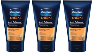 100g x 3 Vaseline Anti Dullness Face Scrub Men Wash micro droplet Brighter - Picture 1 of 3