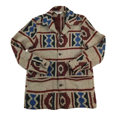 Vintage Woolrich Aztec Tribal Button Up Shirt Mens Medium - Image 1 of 4