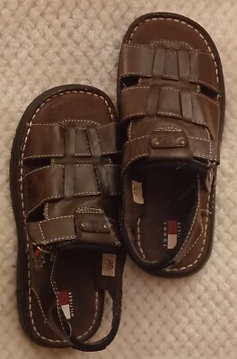 Sandálias masculinas Tommy Hilfiger Dock II 4M marrom - Imagem 1 de 4