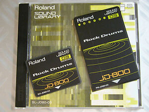 Original RARE Roland 90' JD800 JD 990 SL JD80 03 "Rock DRUM" PCM + DATA JAPAN