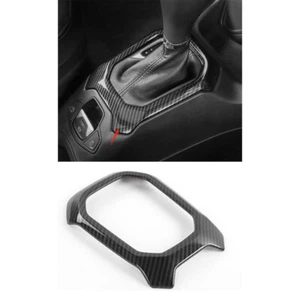 For Jeep Renegade 2015-2022 Carbon Fiber Middle Console Gear Shift Frame Trim 1X - Picture 1 of 9