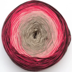 200g RAINBOW COTTON Bobbel Wolle 222 FARBVERLAUF 100% Baumwolle 4-fädig LACE - Bild 1 von 7