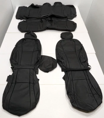 For Honda Accord LX Sedan 2023-2025 Black Leather Seat Covers KR109 - Image 1 of 4