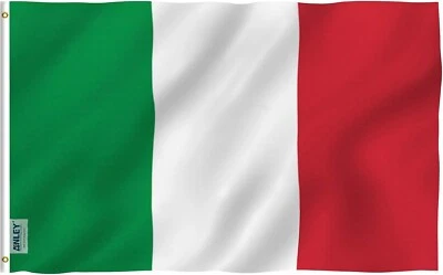Large Italy Flag 5x3ft Patriotic Italian National Supporter Sport Country Party - Image 1 of 4