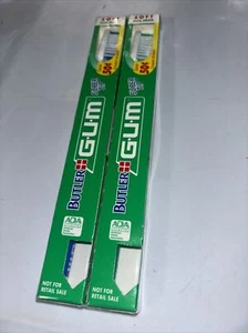 Lot 4 VTG Gum Butler Adult Full Head Ultra Soft Bristle Toothbrush 460 - Picture 1 of 1