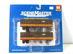 Walthers SceneMaster HO 40ft Flexi-Van Trailer 2Pk IC Diamond Logo, US Mail 228 - Bild 1 von 2