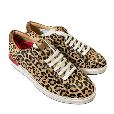 Zapatos Hush Puppies Talla 8.5 Sabine Genuino Pelo de pantorrilla Leopardo Rebote Plus Zapatilla Deportiva Foto 1 de 4