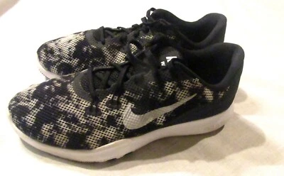 Nike Flex Trainer TR7 Mujer Talla 6 Tenis Correr Gimnasio Entrenamiento Negro Camuflaje Foto 1 de 4