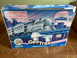 New in damaged Box  GeoTrax Highland Scenic Lines Fisher Price Toy 2004 C6442