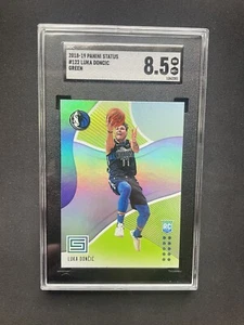 2018 Panini Luka Doncic Status Green #122 SGC 8.5 Rookie RC - Picture 1 of 2