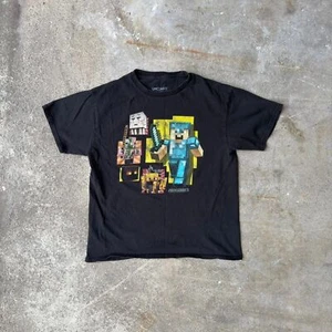 Minecraft Men's Black T-shirt - Picture 1 of 3