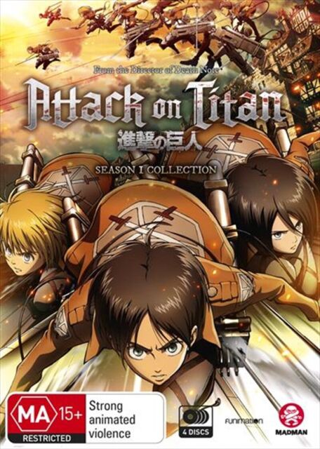 Dvd Attack On Titan Shingeki No Kyojin Legendado 1 2 3 4