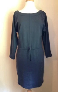 W Worth Women's Blue Jersey Knit Waist Tie Dress Sz P/S - Picture 1 of 12