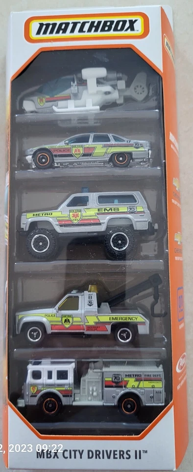 🔥 2023 MATCHBOX: 70TH ANNIVERSARY MBX CITY DRIVERS II 5 Pack Blazer 🔥  - Image 1 of 1