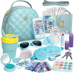 Play Purse for Little Girl, Princess Frozen Toy Purse with Accessories, Prete... - Picture 1 of 1