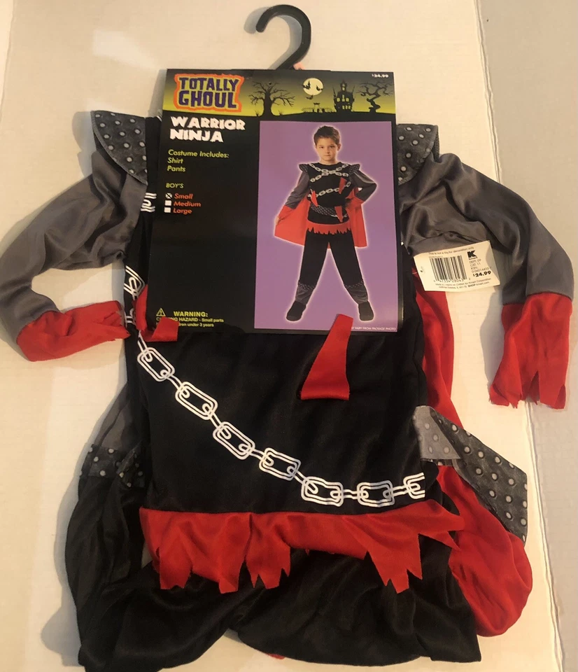 Disfraz de Halloween Guerrero Ninja Niño Talla Pequeña 0M Foto 1 de 4