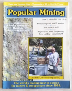 Popular Mining Magazine - April / May 1996 - How to Do It - assay, more - Picture 1 of 3
