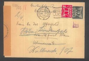 1940 Netherlands German Censored Cover Utrecht CDS - Picture 1 of 2