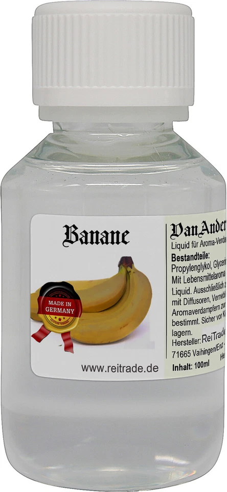 VanAnderen® Liquid für Aroma-Verdampfer und Diffusoren 100ml Banane