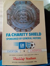 Everton v Liverpool fa Charity Shield season 1984-1985