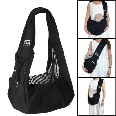 Pet Carrier Shoulder Bag Dog Cat Sling Puppy Tote Pouch Travel Hands Carry - Image 1 of 4