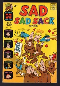 Sad Sad Sack World #8 VF+ 1966 Giant 68 Page Beauty - Harvey File Copy - Picture 1 of 2