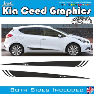 KIA CEED GT Pro-ceed Side Stripes Decals Stickers Graphics FREE P&P 001 - Picture 1 of 5