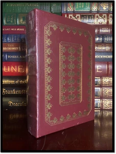 American Gods NEIL GAIMAN SIGNED Easton Press New Sealed Leather Bound Hardback - Picture 1 of 4