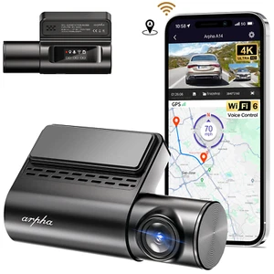 ARPHA 4K Dash Cam WiFi GPS Front Car Camera Park Mode Voice Control 2K/1080P APP - Picture 1 of 12