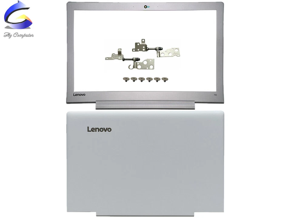 New For Lenovo Ideapad 700-15 700-15ISK LCD Back Cover / Front Bezel / Hinges - Image 1 of 1