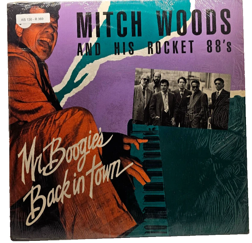 Mitch Woods & His Rocket 88s Mr Boogie's Back In Town Vinyl Record BP 2888 SSR - Image 1 of 4