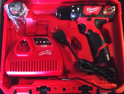 Milwaukee 2408-259 3/8 дюйма перфоратор/шуруповерт комплект 220-240 В штепсельная вилка типа C международная модель - Изображение 1 из 3