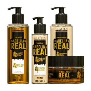 Abelha Real Royal Bee Honey Keratin Collagen Hair Treatment Kit Glatten - Picture 1 of 3