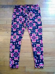 LULAROE Women's MICKEY MOUSE LEGGINGS Pants Disney TALL CURVY TC Geometric - Picture 1 of 6